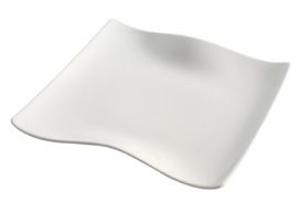 Cera - Teller flach quadratisch, 21 cm