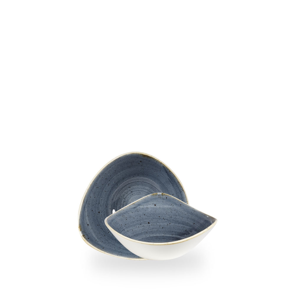 Churchill Stonecast Blueberry Bowl Dreieck.15,3 cm, 26Cl