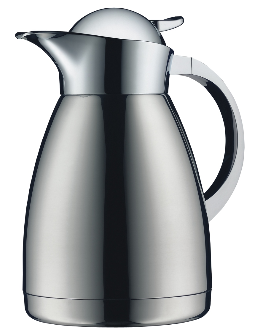 Albergo TopTherm - Isolierkanne, Edelstahl hochglanzpoliert, Inhalt: 1 ltr.