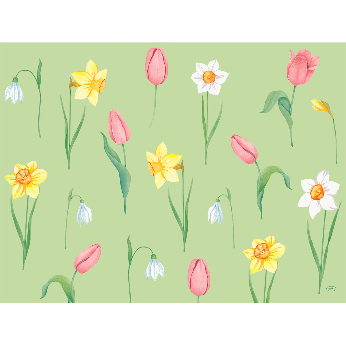 Tischsets Papier - Spring Melody, 30 x 40 cm, 60 gr.
