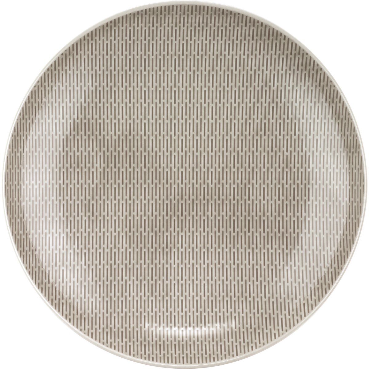 Scope glow GRAY - Teller tief rund coup Struktur 24 cm