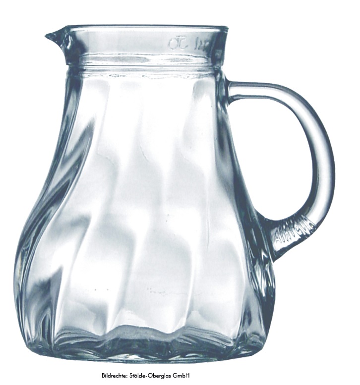 Krüge/Karaffen - Salzburg Weinkrug Spiraloptik 0,25 ltr. /-/