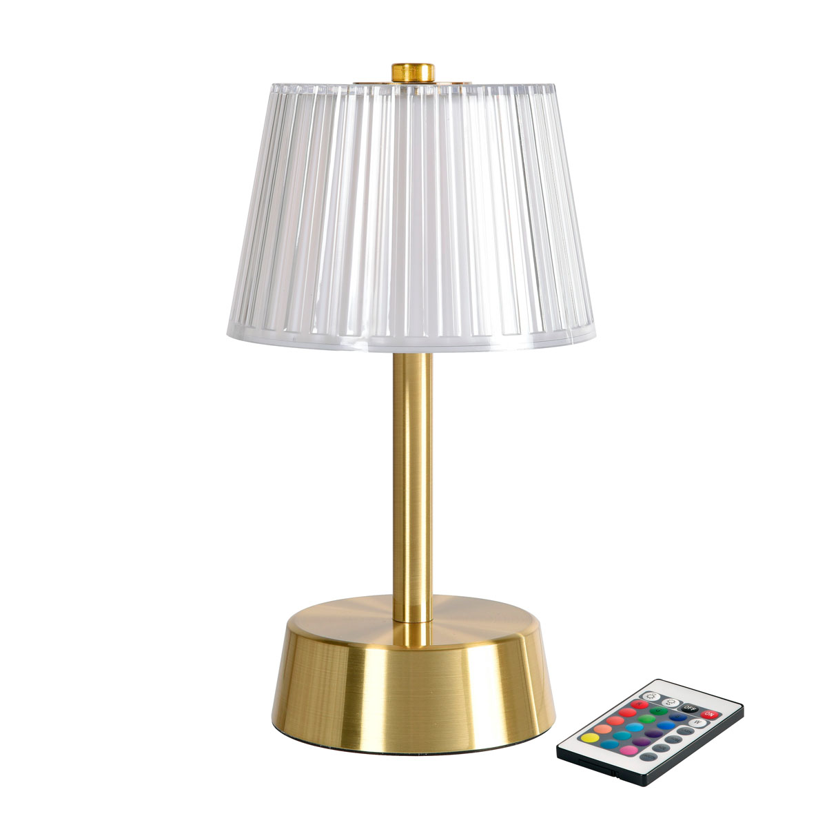 Jay - LED Tischleuchte kabellos, brass