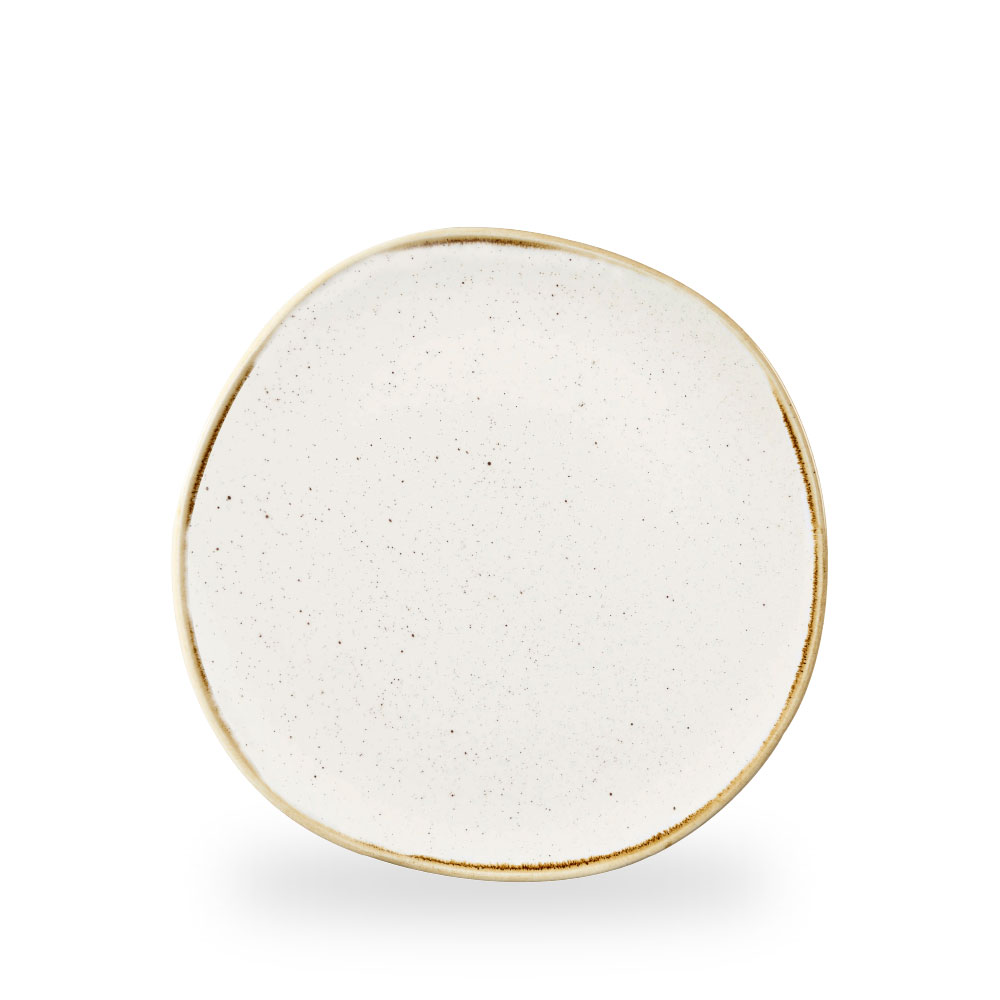Churchill Stonecast Barley White Teller Flach Organi. 26,4 cm