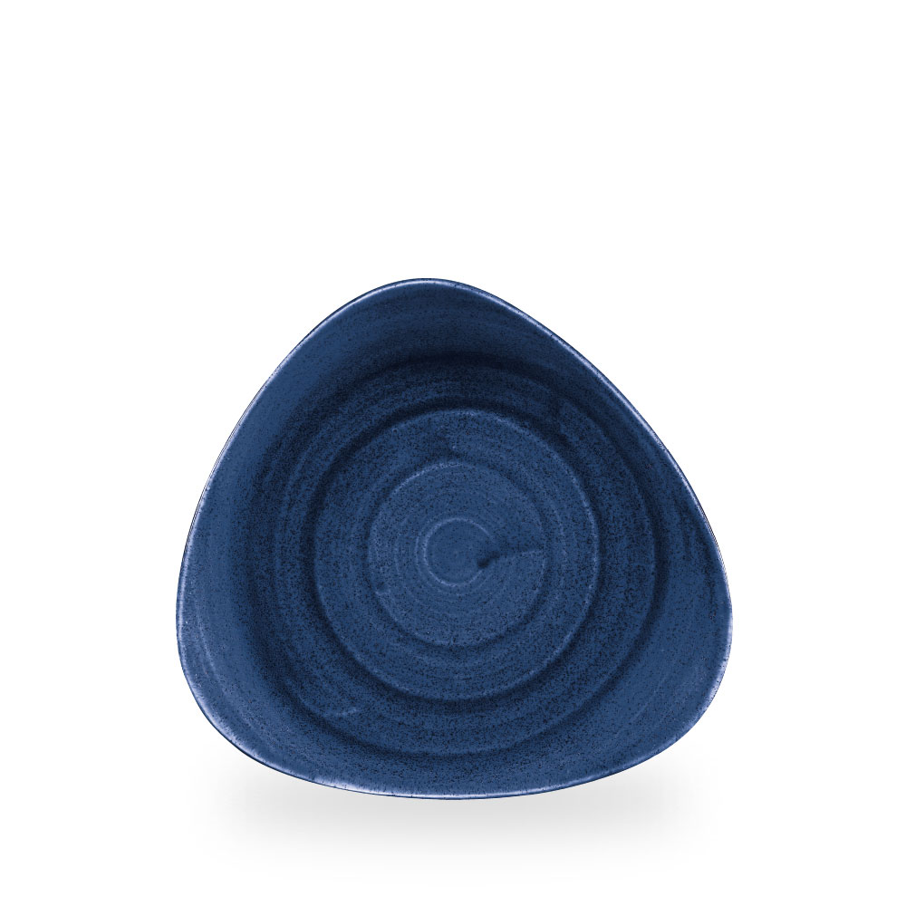 Churchill Stonecast Patina Cobalt Blue Teller Dreick. 22,9 cm
