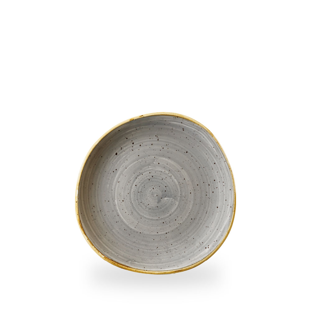 Churchill Stonecast Grey Teller Flach Organi. 21 cm