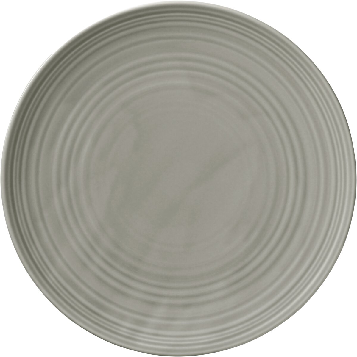 Country house - Teller flach rund coup Struktur, GRAY, 28 cm
