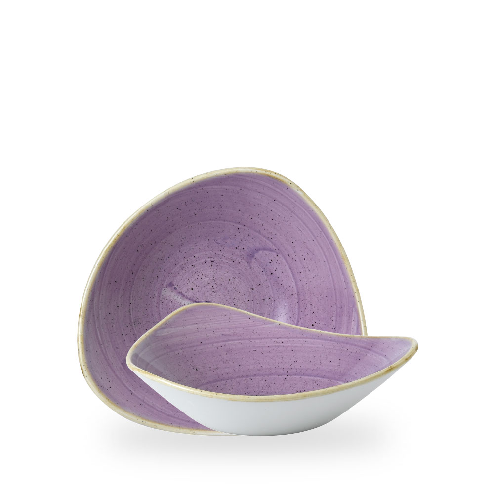 Churchill Stonecast Lavender Schale Dreieckig 23,5 cm