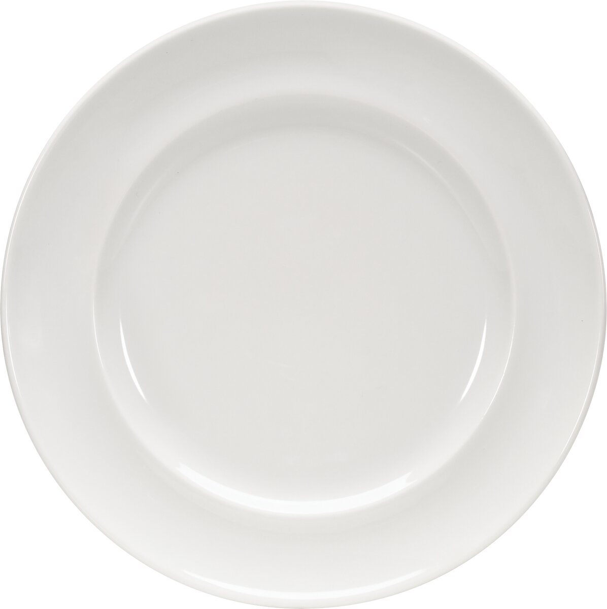 Enjoy - Teller flach rund schmale Fahne, 21 cm