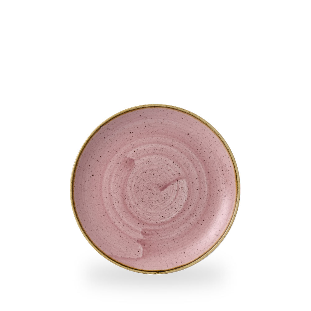 Churchill Stonecast Petal Pink Teller Flach Coup 21,7 cm