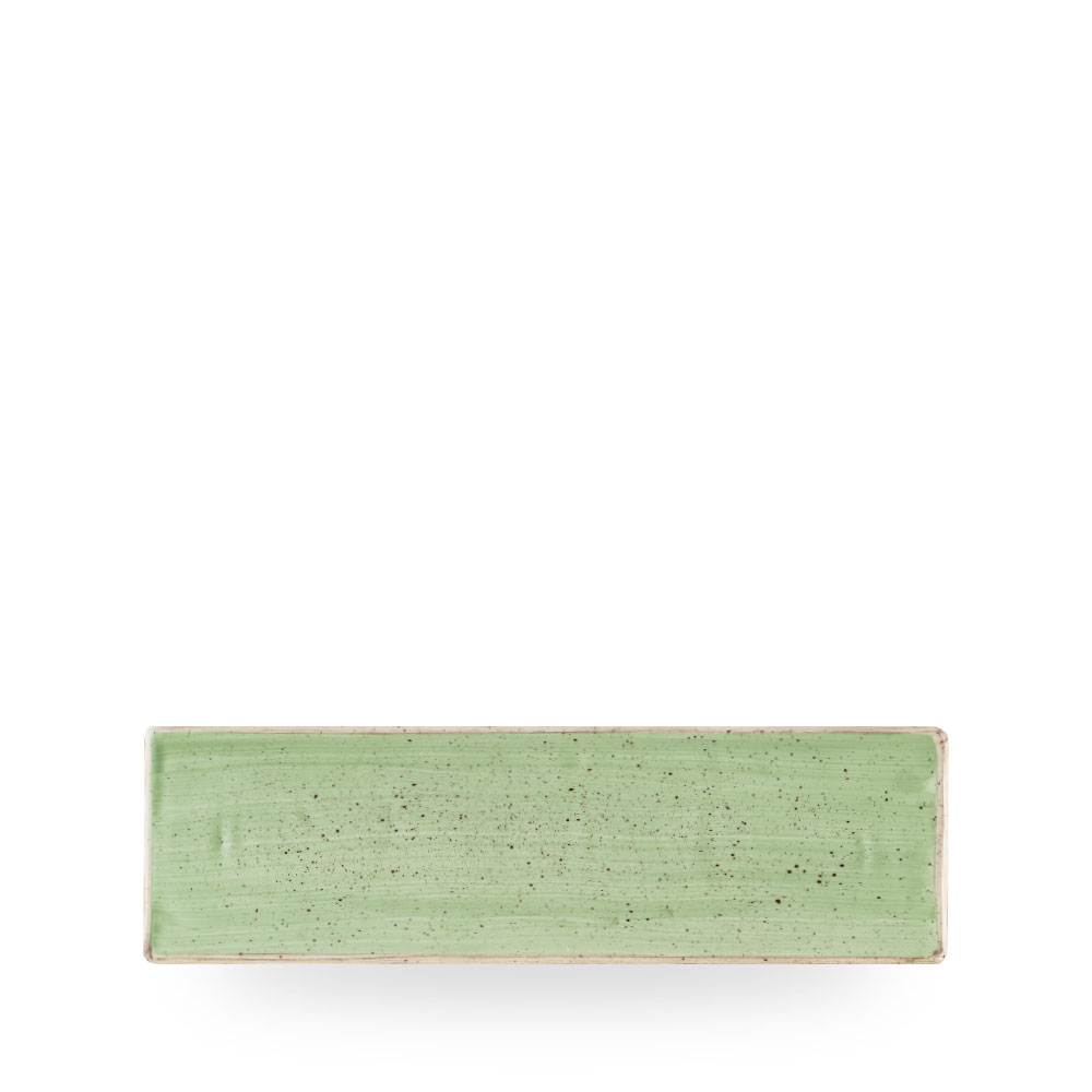 Churchill Stonecast Sage Green Tablett Mit Griff 29,5 x 8,8 cm