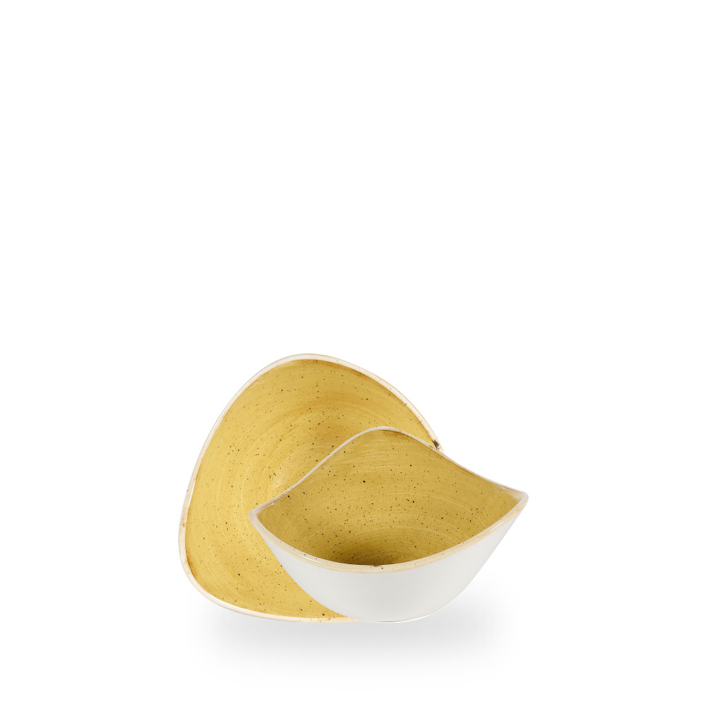 Churchill Stonecast Mustard Bowl Dreieck.15,3 cm, 26Cl