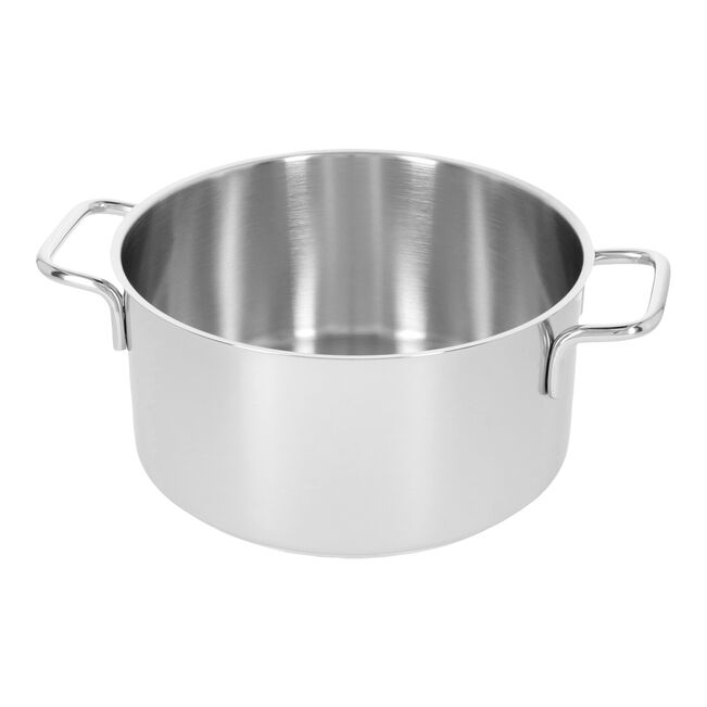 Bratentopf ohne Deckel, 20 cm, rund, 18/10 Edelstahl