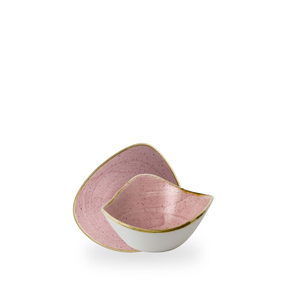 Churchill Stonecast Petal Pink Bowl Dreieck.15,3 cm, 26Cl