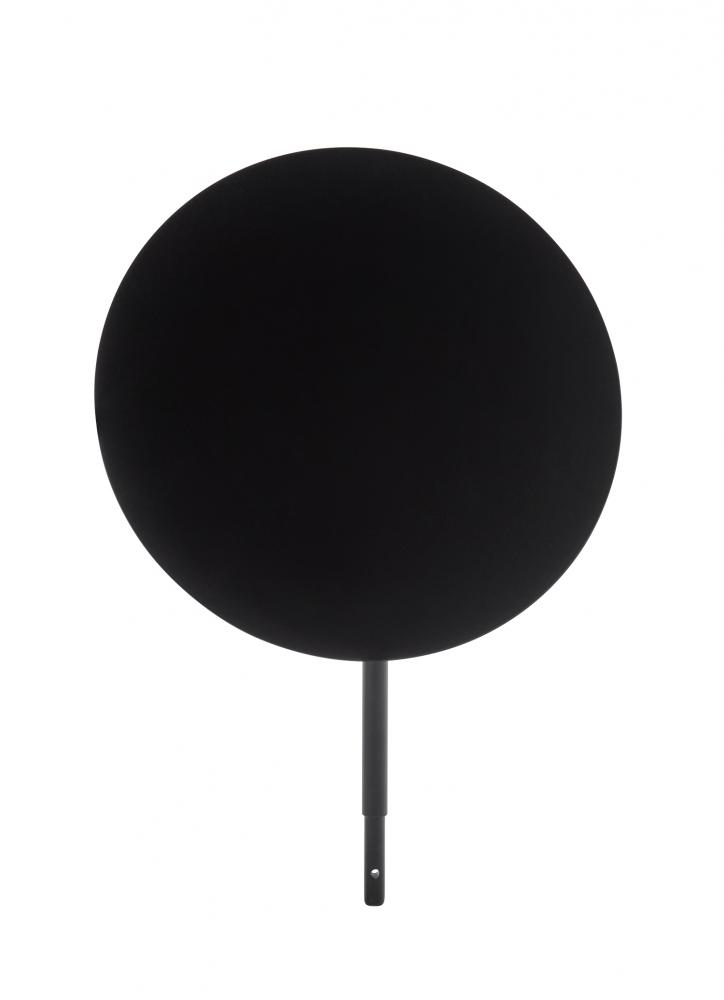 Valo - Steckschild rund, 25 cm, Metall, schwarz