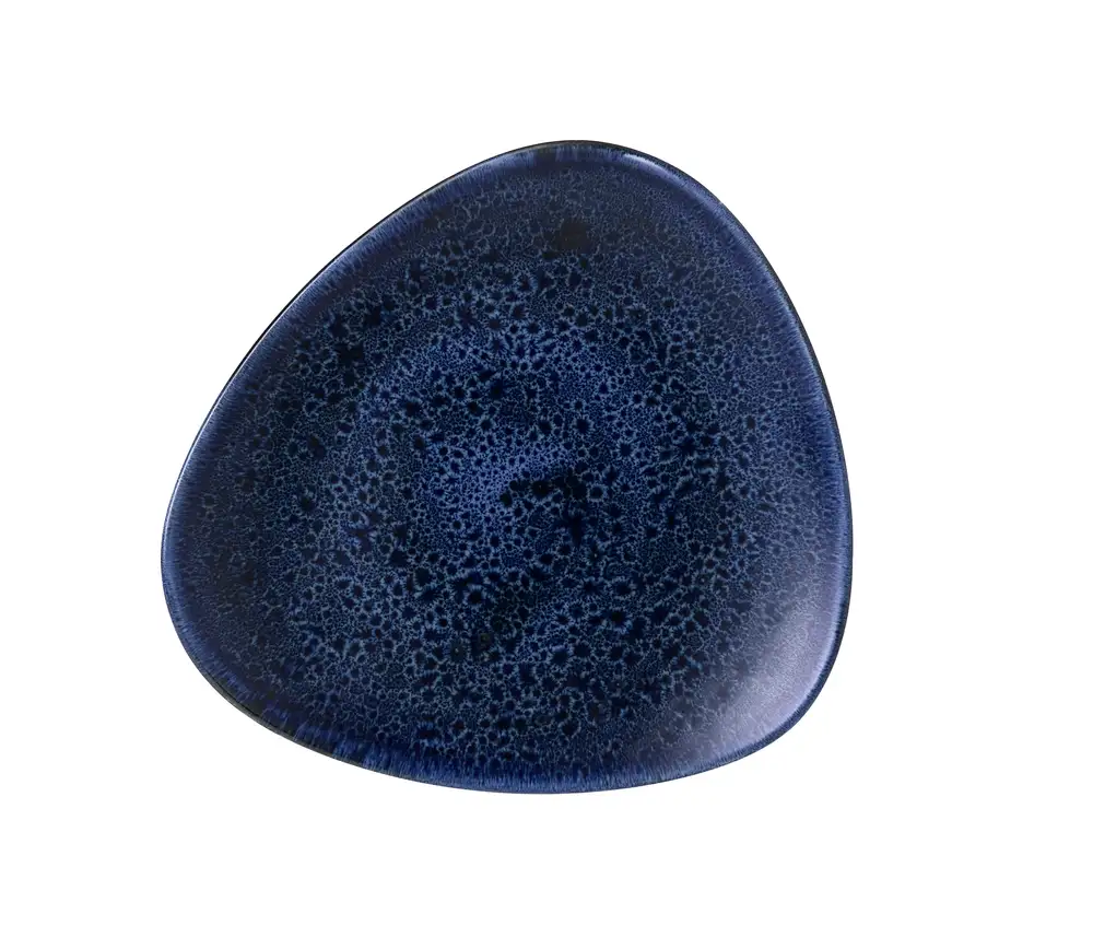 Churchill Stonecast Plume Ultramarine Teller Dreieckig 22,9 cm