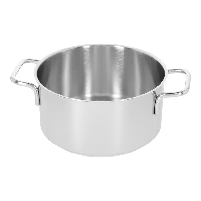 Bratentopf ohne Deckel, 18 cm, rund, 18/10 Edelstahl