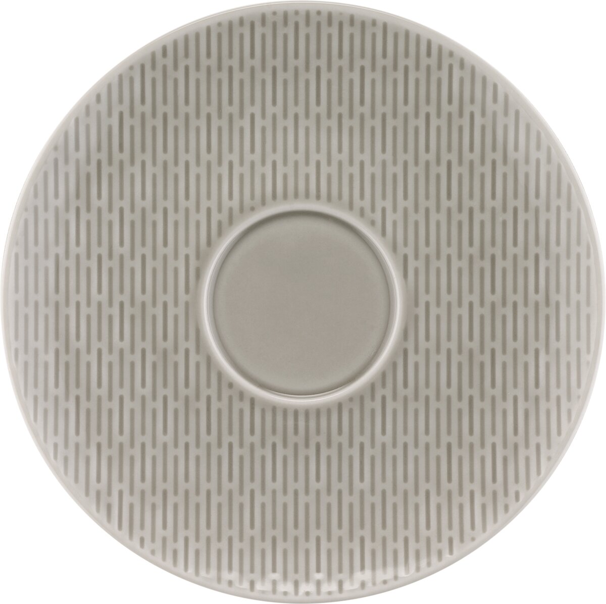 Scope glow GRAY - Kombi-Untertasse rund Struktur 16 cm