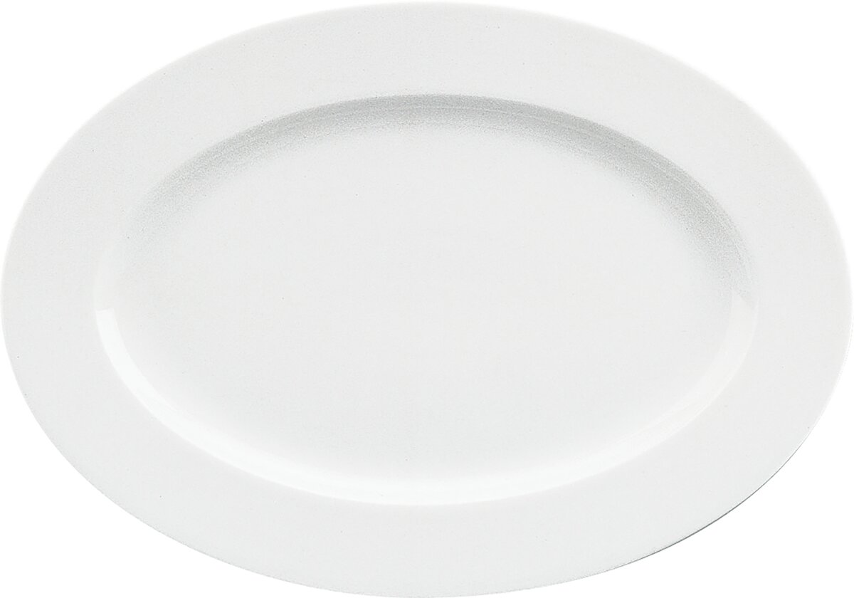 Fine Dining - Platte oval Fahne 29 x 20 cm
