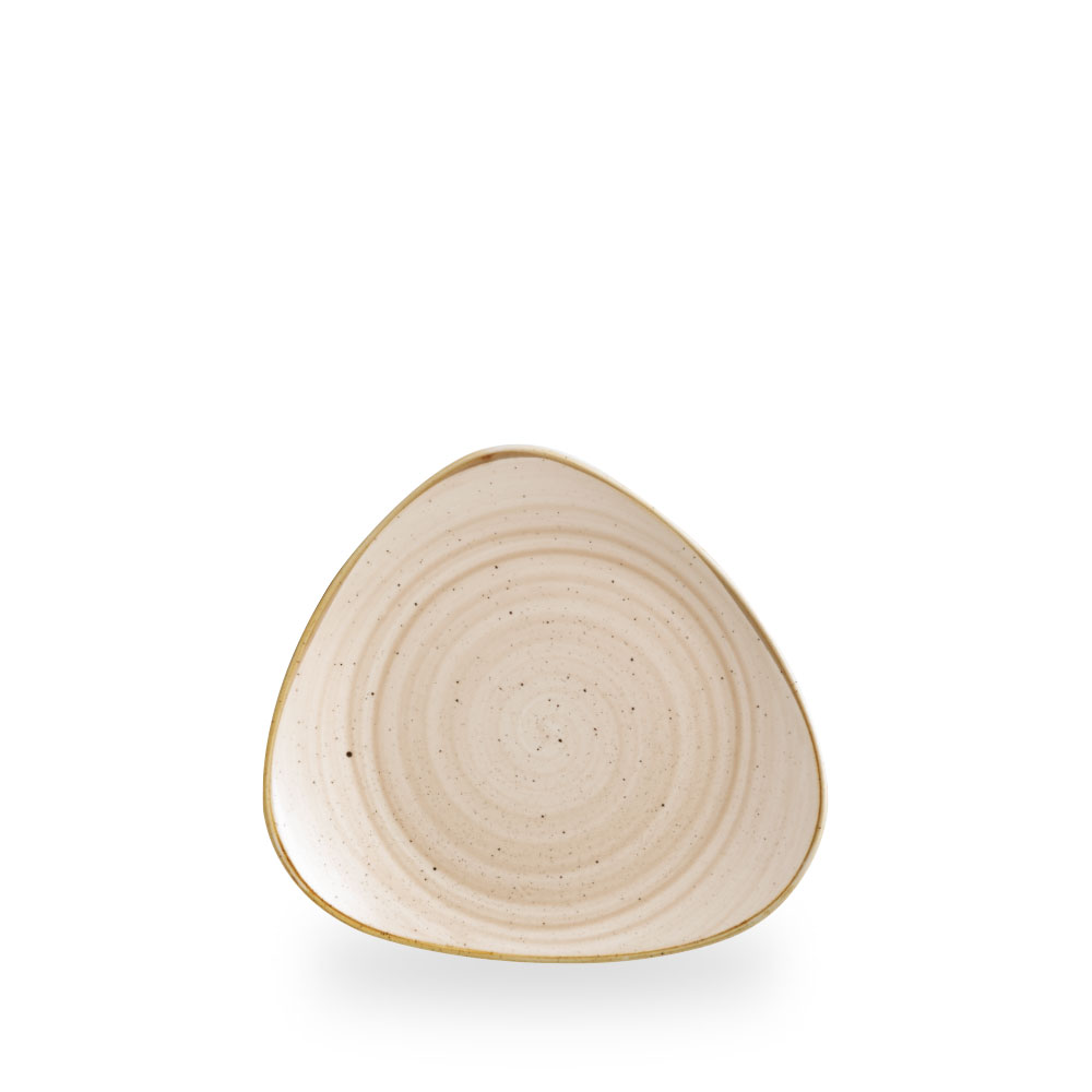 Churchill Stonecast Nutmeg Cream Teller Dreieck 19,2 cm