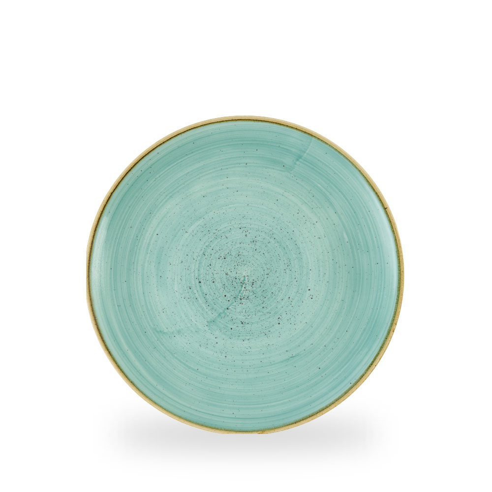 Churchill Stonecast Mint Teller Flach Coup 26 cm