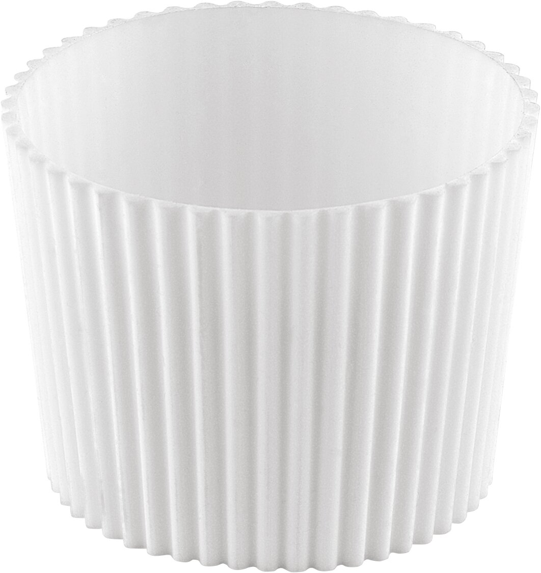Coffee-2-Go - Manschette sehr hoch breit, weiss
