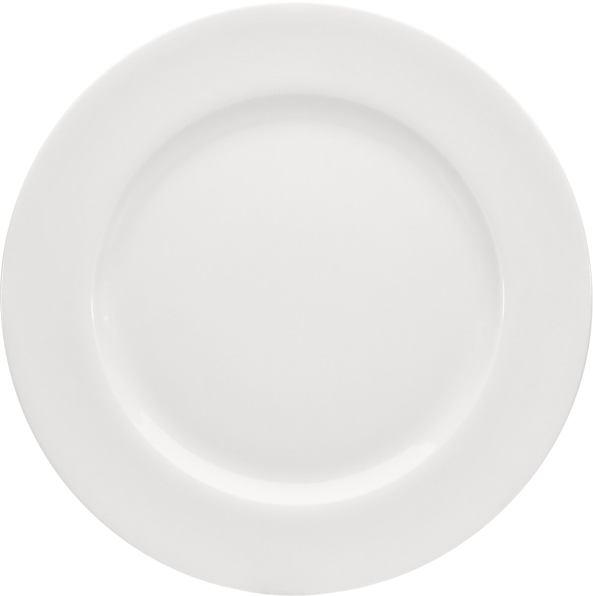 Maitre - Teller flach rund breite Fahne, 16 cm