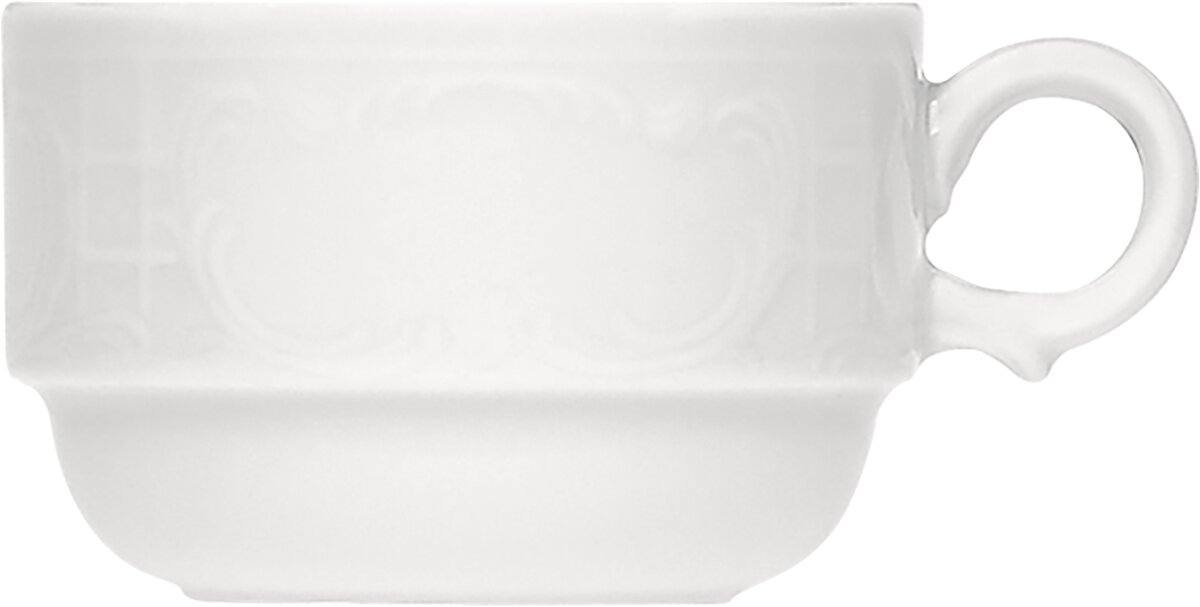Mozart - Obertasse stapelbar Relief, 0.18 ltr.