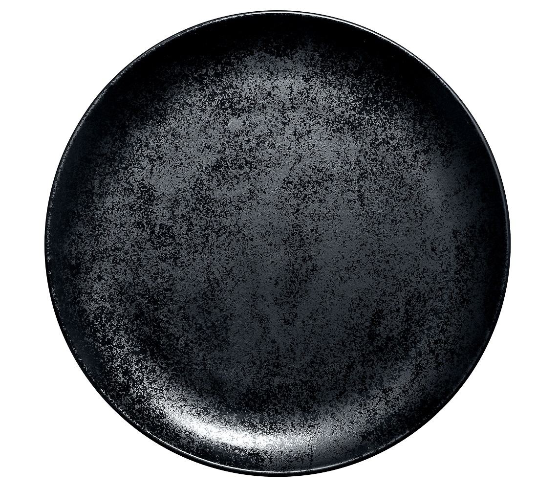 Karbon - Teller flach coup, 27 cm