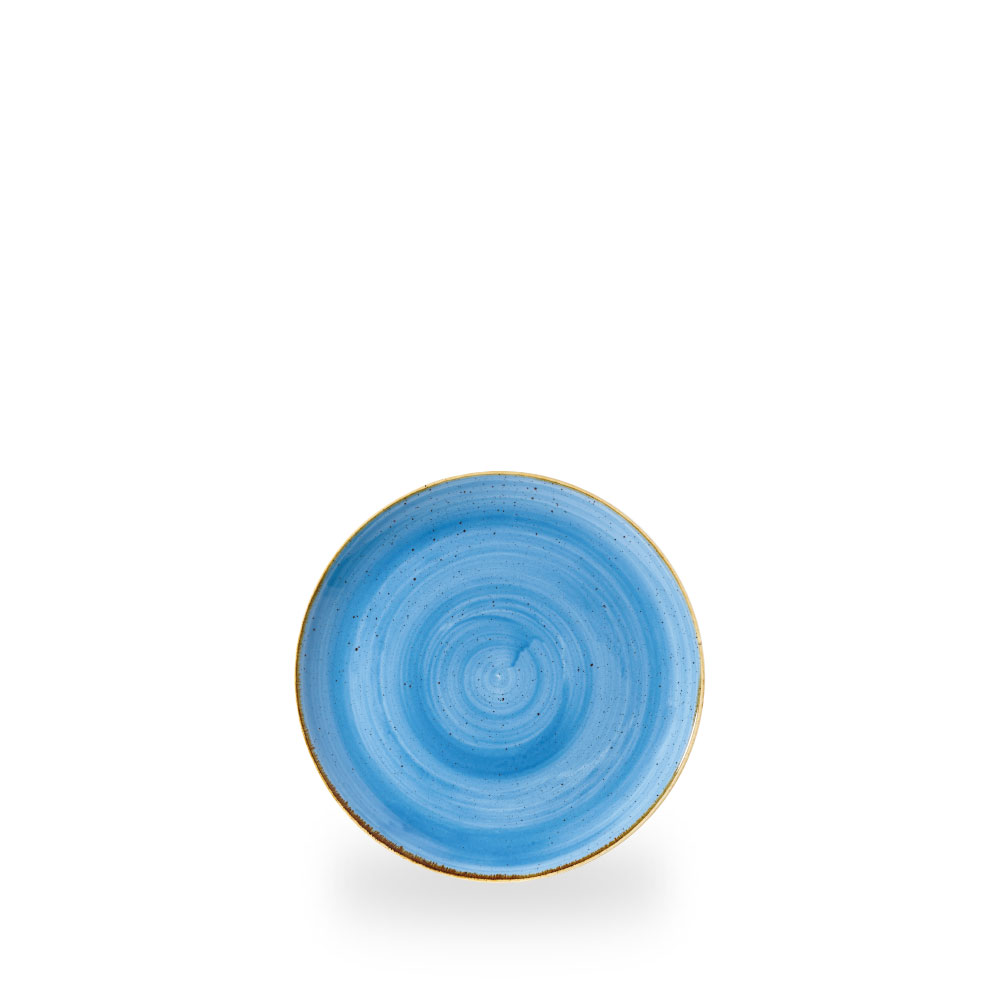 Churchill Stonecast Cornflower Blue Teller Flach Coup 16,5 cm
