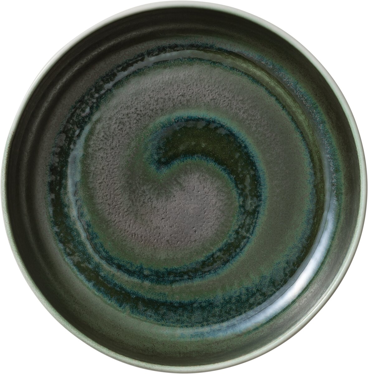 Perfect Match Avocado - Teller tief rund hoher Rand, 21 cm