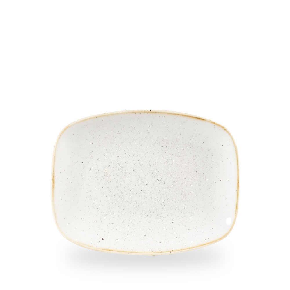 Churchill Stonecast Barley White Chefs Oblong Platte 26.1 cm x 20.2 cm