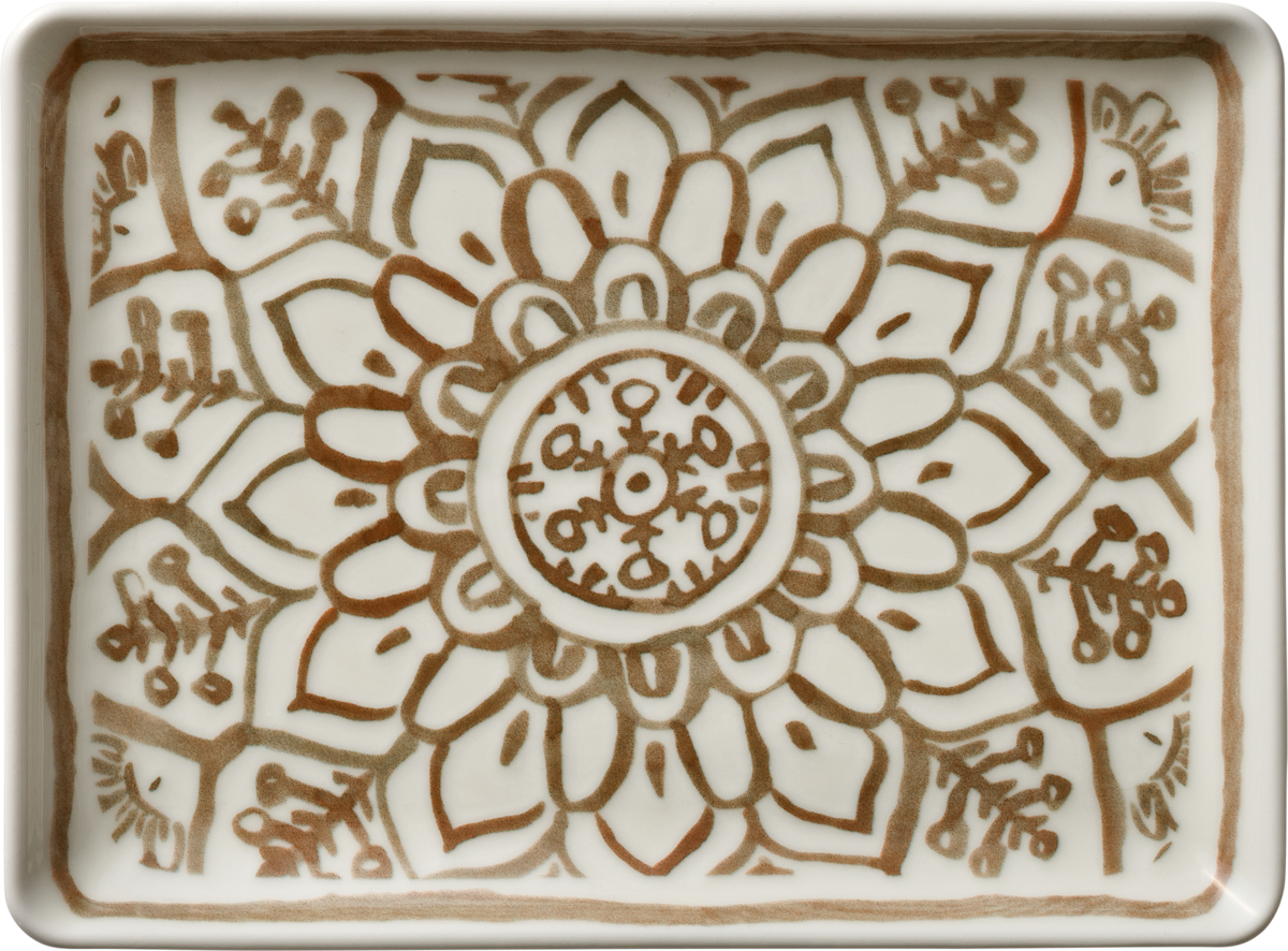 Soulmate - Platte rechteckig sienna 23x17cm
