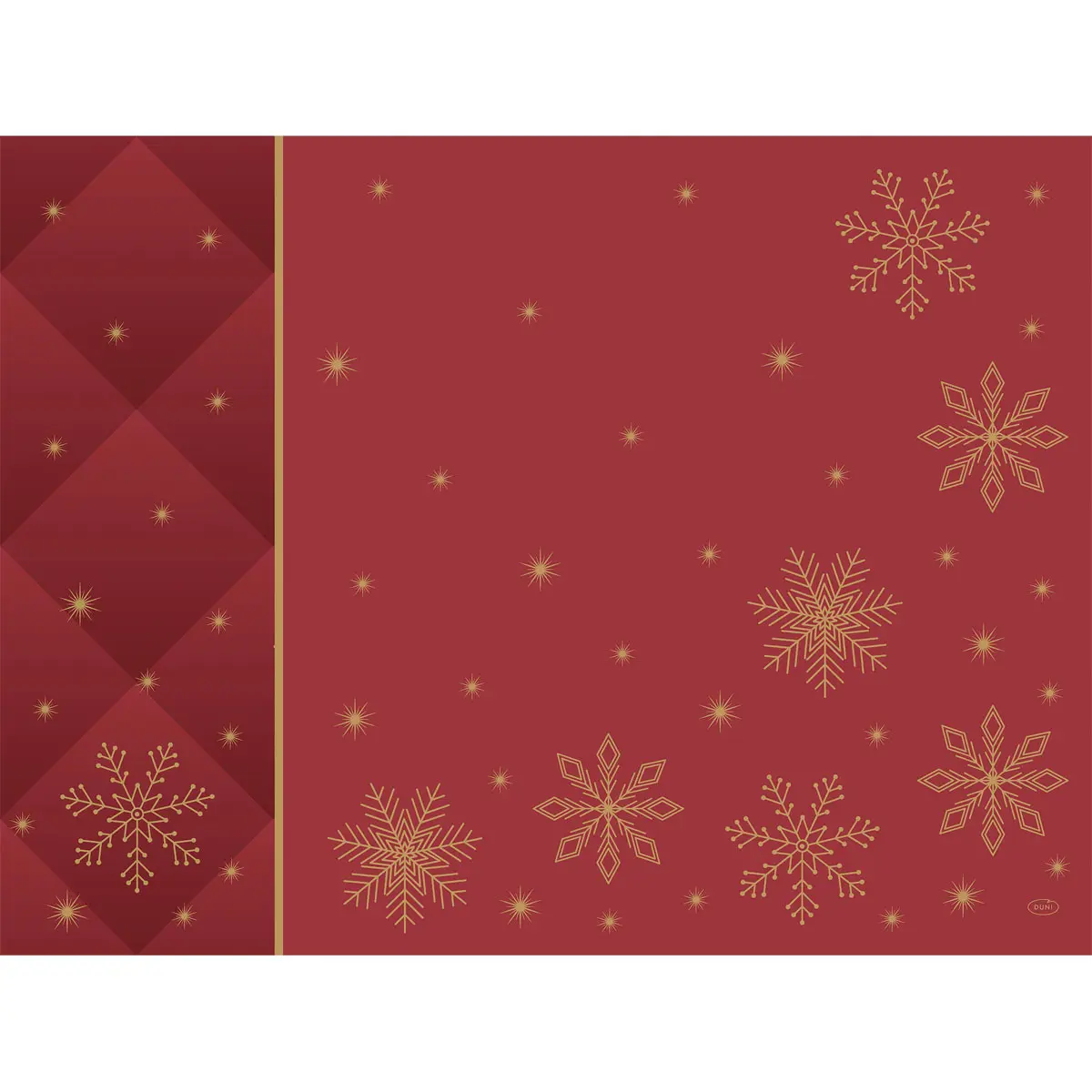 Tischsets BIO Dunicel - Rhombus bordeaux, 30 x 40 cm
