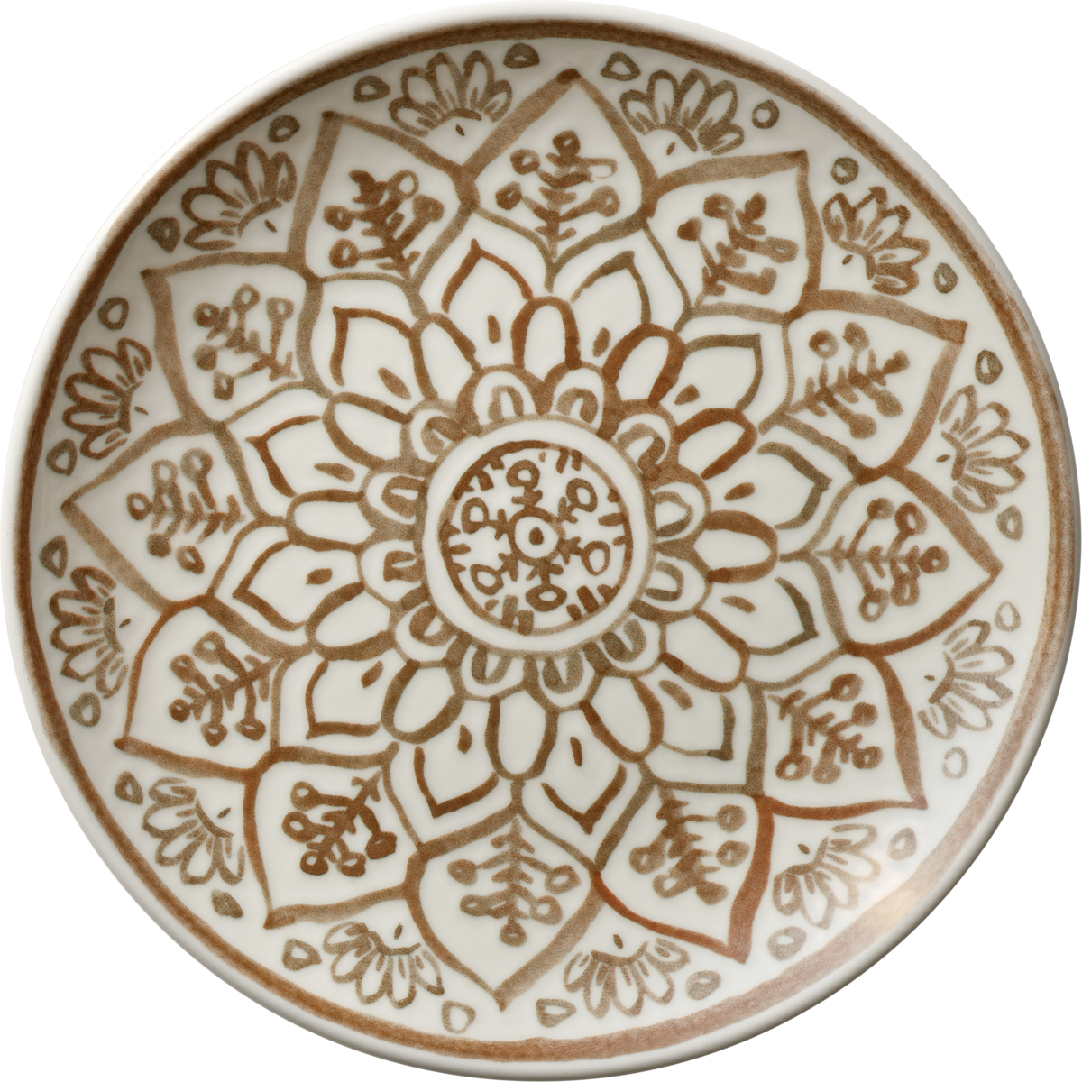 Soulmate - Teller flach rund coup sienna 25cm