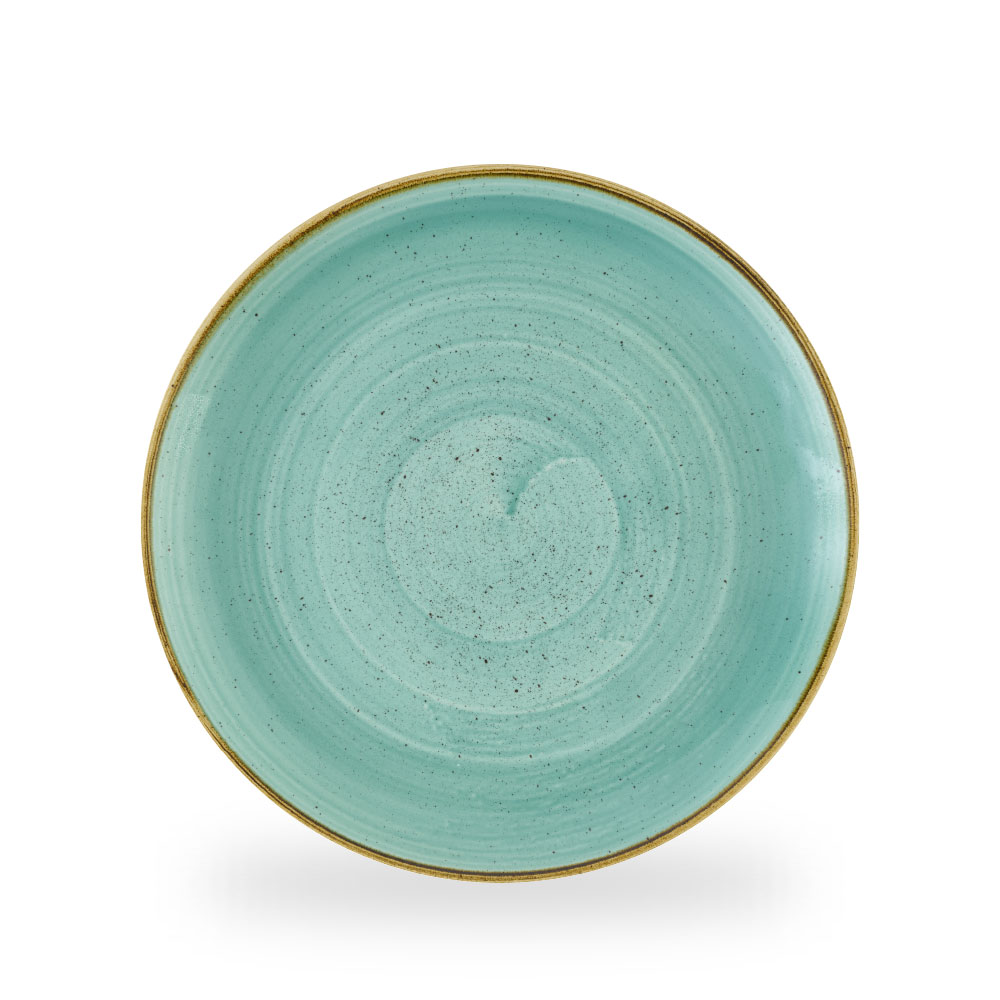 Churchill Stonecast Mint Teller Flach Coup 28,8 cm