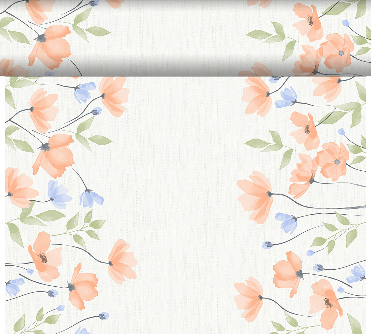 BIO Dunicel Tete a Tete-Tischläufer - Bunny Bloom, 0,40 x 24 m, 20 Abschnitte