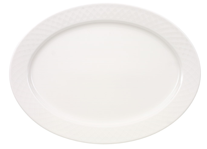 Bella - Teller flach oval 32 cm