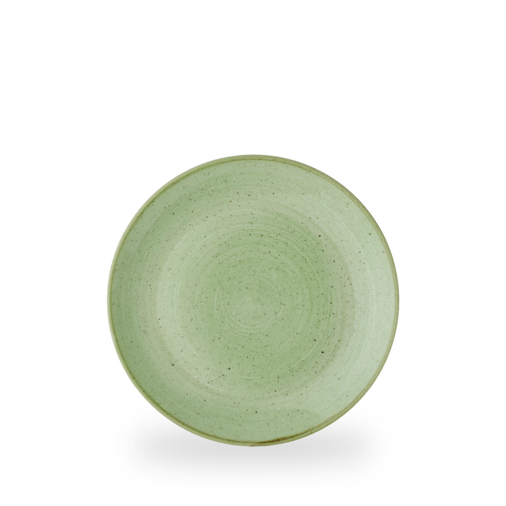 Churchill Evolve Sage Green Teller Flach Coup 23 cm