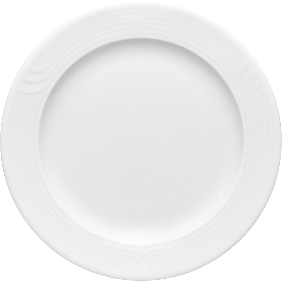 Carat - Teller flach rund Fahne Relief, 20 cm