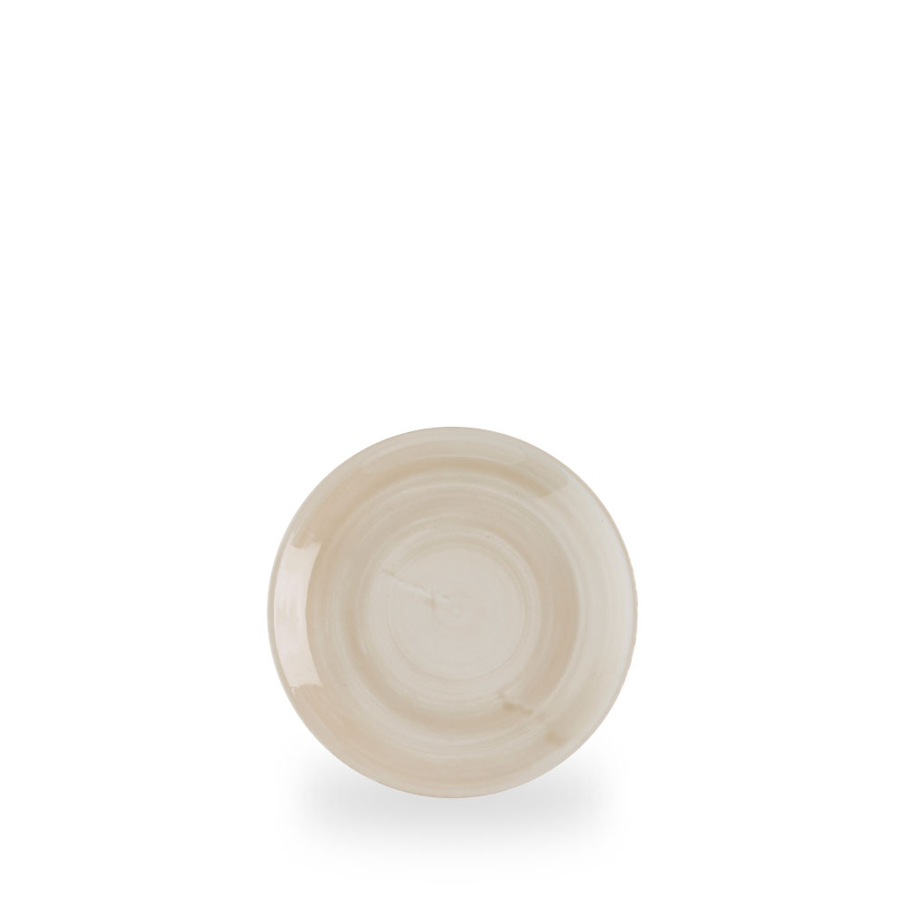 Churchill Stonecast Canvas Natural Teller Flach Coup 16,5 cm