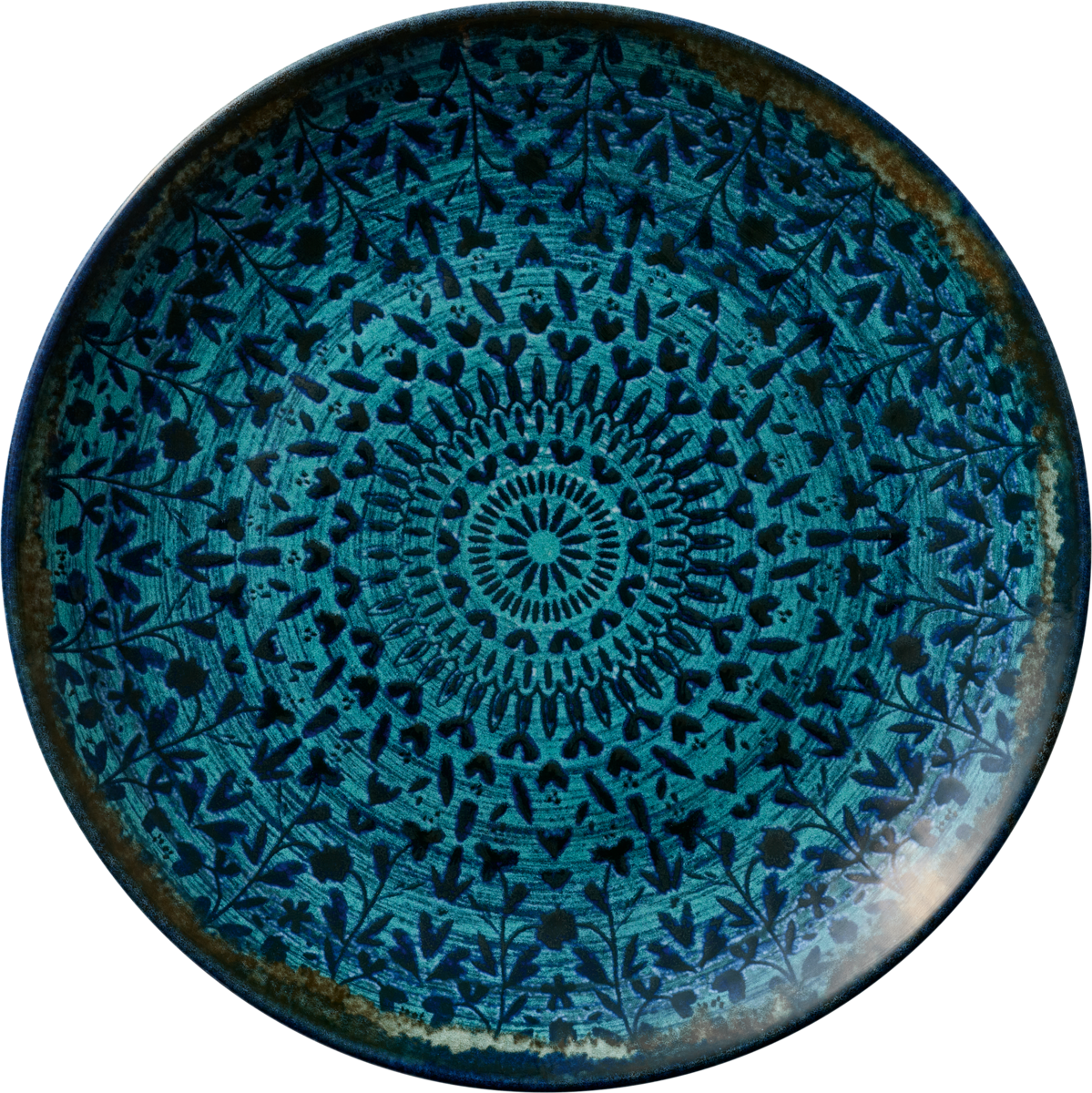 Mirage - Teller flach rund coup indigo 27cm