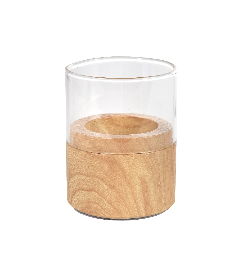 LED Kerzenhalter NEAT, light wood