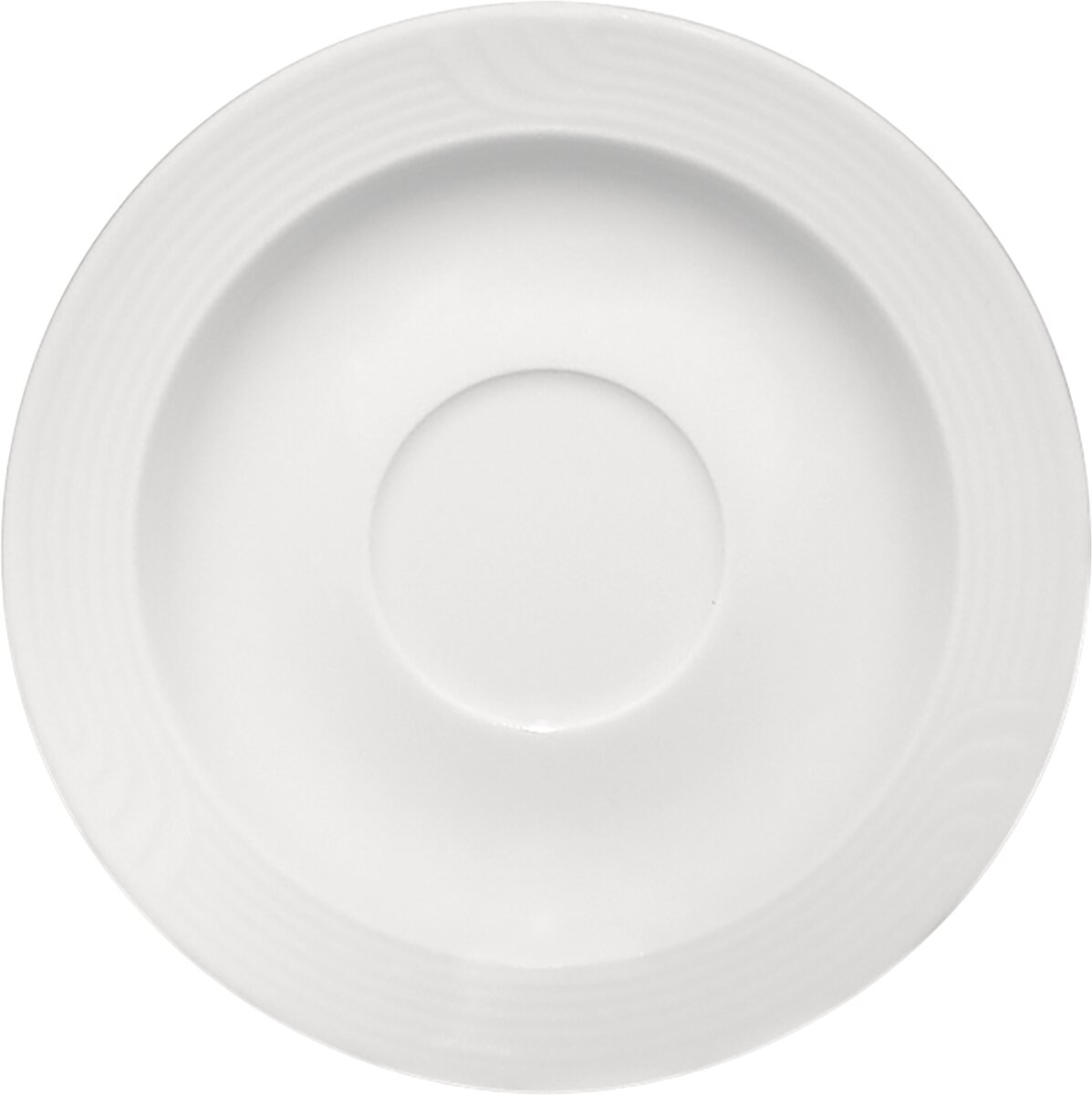 Carat - Kombi-Untertasse rund Relief, 16 cm