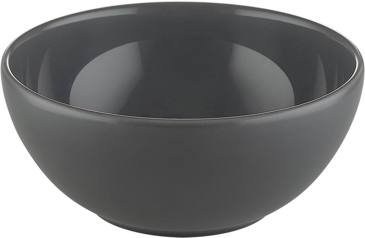 Sandstone Dark Gray uni - Schale rund, 12 cm, 0.36 ltr.