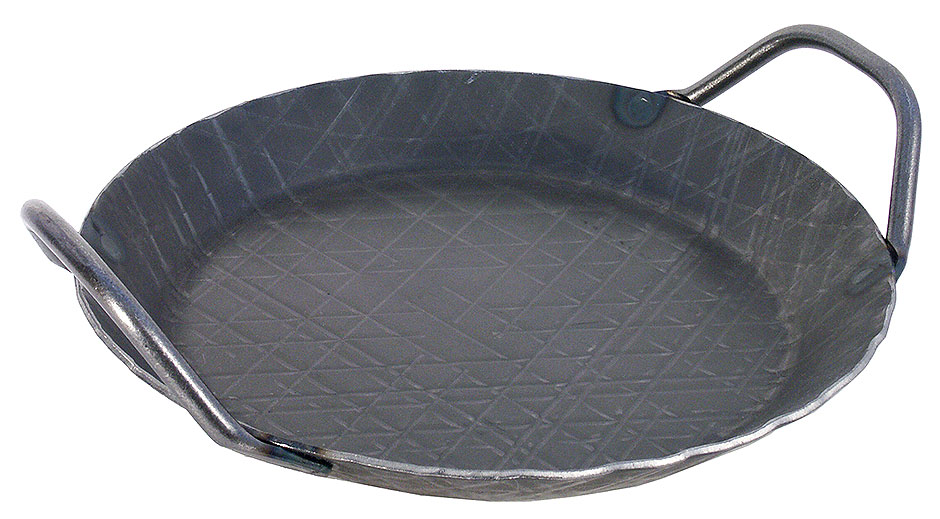 Brat- und Servier- Eisenpfanne mit zwei Griffen, 20 cm