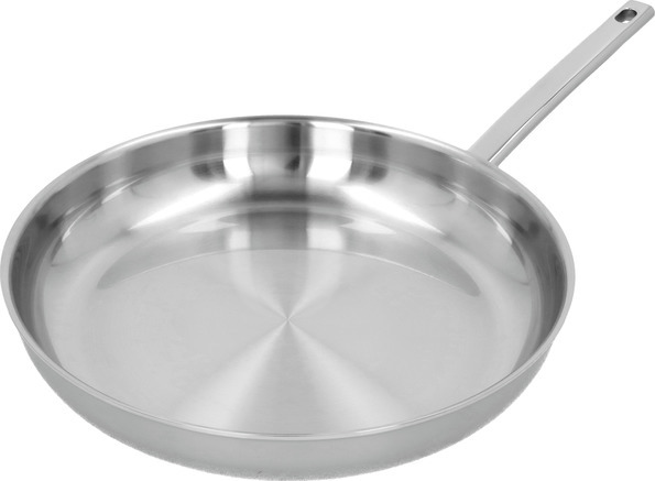 Bratpfanne, 32 cm, 18/10 Edelstahl, rund