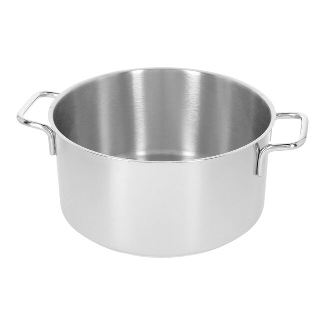Bratentopf ohne Deckel, 22 cm, rund, 18/10 Edelstahl